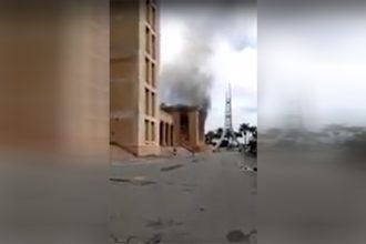 Incêndio ocorreu na Capela das Velas (Foto: Redes sociais/Reprodução)
