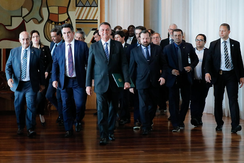 Bolsonaro e ministros