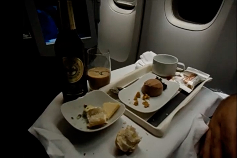 comida de avião