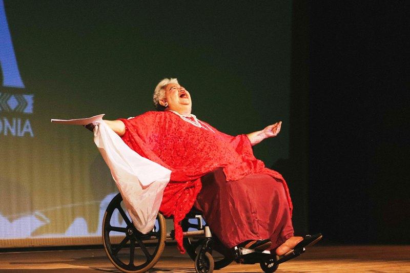 Morre aos 78 anos, a atriz e cantora Ednelza Sahdo (Foto: Divulgação/Fetam)