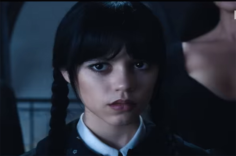 Jenna Ortega é Wandinha na série da Netflix (Foto: Netflix/Reprodução)