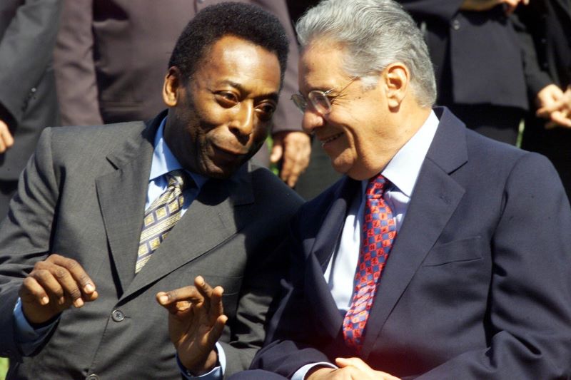 Pelé e FHC