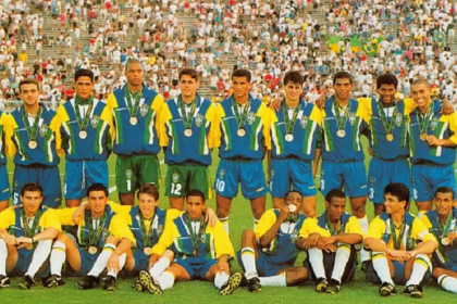 Seleção brasileira olímpica de 1996 ficou com a medalha de bronze (Foto: Divulgação/CBF)