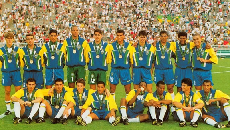 Seleção brasileira olímpica de 1996 ficou com a medalha de bronze (Foto: Divulgação/CBF)