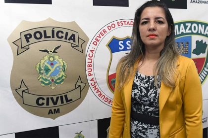 Delegada Elizabeth de Paula disse que Pix ajudou na prisão de suspeito (Foto: Erlon Rodrigues/PC-AM)