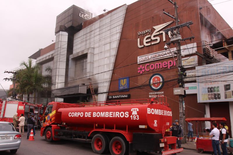 Incédio shopping Cidade Leste