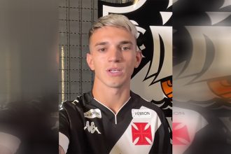 Luca Orellano é o oitavo reforço do Vasco para o Brasileirão (Foto: Vasco Twitter/Divulgação)
