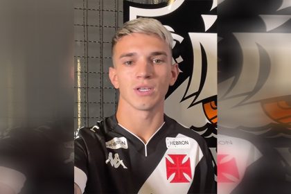 Luca Orellano é o oitavo reforço do Vasco para o Brasileirão (Foto: Vasco Twitter/Divulgação)