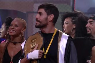 Cara de Sapato foi homenageado no BBB 23 (Foto: Globoplay/Reprodução)