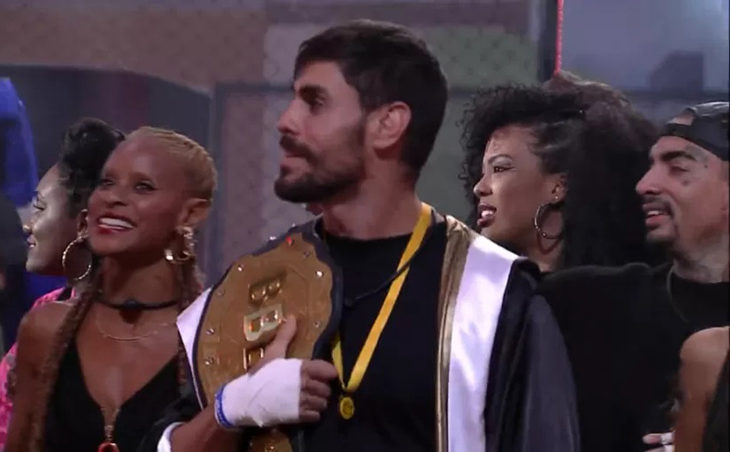 Cara de Sapato foi homenageado no BBB 23 (Foto: Globoplay/Reprodução)