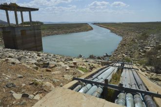 Obra de captação de água da Codevasf em Sobradinho: comando político (Foto: Marcello Casal Jr/ABr)