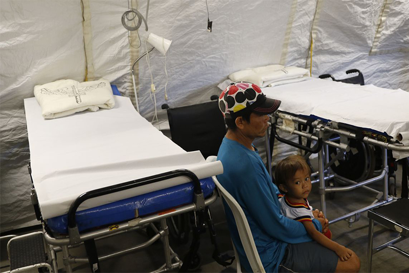 Criança yanomami em hospital de Boa Vista: demora para voltar para casa (Foto: Fernando Frazão/ABr)