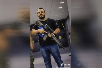 Leandro Mathias Novaes era defensor do porte de arma (Foto leandromathias-advdotitok)