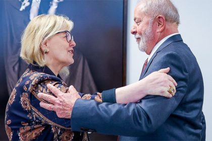 Ministra Rosa Weber recebeu Lula no STF: defesa da democracia (Foto: Ricardo Stuckert/PT)