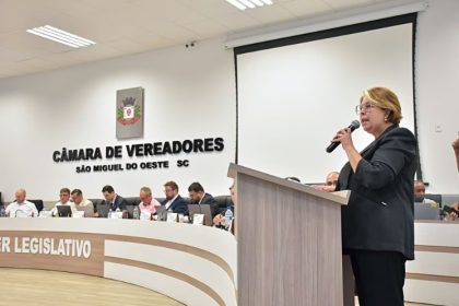 Maria Tereza Capra revela medo de bolsonaristas (Foto: CM de São Miguel do Oeste/Divulgação)