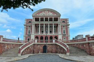 Teatro Amazonas será fechado nos dias de Carnaval (Foto: Michael Dantas/SEC)