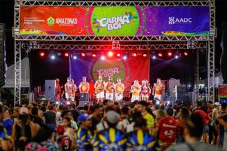 Esquenta do Carnaboi em Manaus 2023 (Foto: Marcio James/SEC)