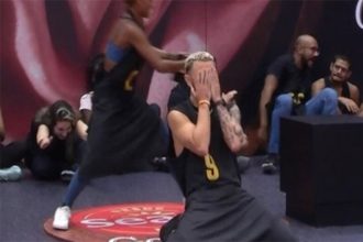 Fred se emocionou ao vencer Prova do Líder e ver foto do filho (Foto: Globoplay/Reprodução)