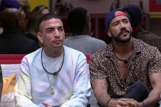 MC Guimê superou Ricardo Alface e é o novo líder do BBB 23 (Foto: loboplay/Reprodução)