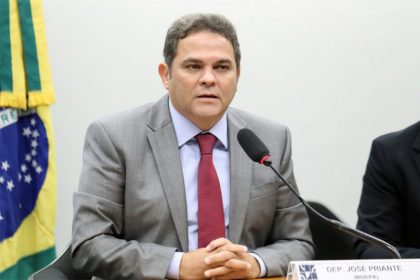 Deputado José Priante defende uso por órgãos de fiscalização de material apreendido (Foto: Billy Boss/Câmara dos Deputados)