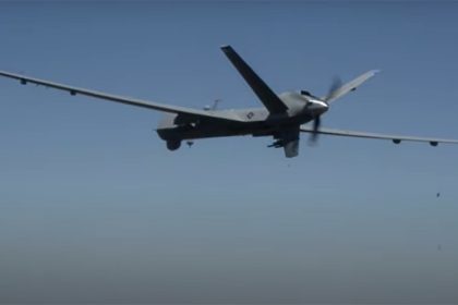 Drone MQ-9 é fabricado por empresa de aeronaves aeroespacial (Foto: YouTube/Reprodução)
