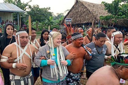 Rosa Weber participou de reunião com indígenas no Amazonas (Foto: STF/Divulgação)