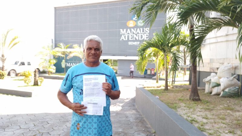 Alcenir Pereira da Silva preferiu pagar o IPTU e só depois solicitar isenção (Foto: Teófilo Benarrós de Mesquita/ATUAL)