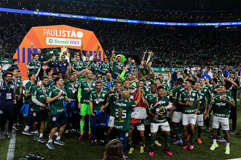 FOTOS: Palmeiras é campeão paulista com goleada sobre o São Paulo