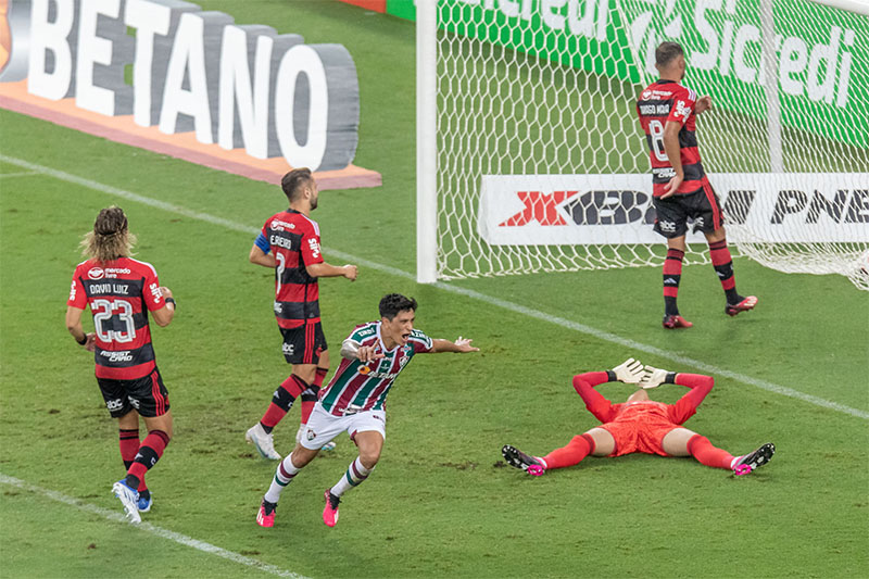Cano marcou contra o Flamengo na goleada do Fluminense (Foto: Maga Jr/Agencia F8/Folhapress)