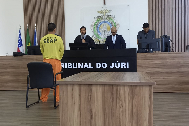 Layan Maricaua de Souza está preso desde 2019 por homicídio (Foto: Carlos de Souza/TJAM)