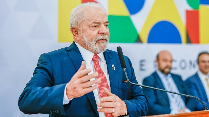 Lula se irritou ao falar sobre crise interna em visita a Portugal (Foto: Ricardo Stucker/PR)