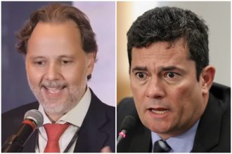 Advogado Marco Aurélio de Carvalho e o senador Sergio Moro; rusgas no WhatsApp (Fotos: Reprodução e PR)