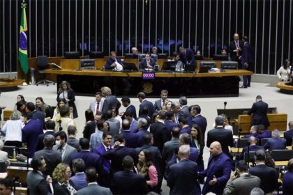 Plenário d Câmara: votação expôs infiéis e recados ao governo (Foto: Bruno Spada/Agência Câmara)