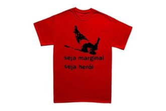 Camisa com estampa de obra de Hélio Oiticica gerou polêmica em escola (Foto: Reprodução)