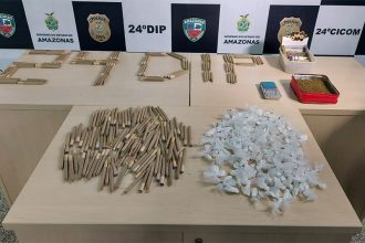 Cigarros de maconha estavam preparados para consumo (Foto: PC-AM/Divulgação)
