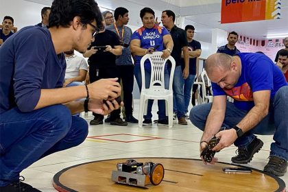 Estudantes vão testar habilidade em robótica na competição de sumô (Foto: Divulgação)
