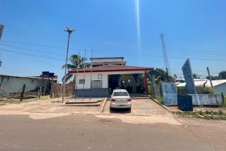 Delegacia de Ipixuna: indígena foi preso por golpe contra próprios comunitários (Foto: PC-AM/Divulgação)
