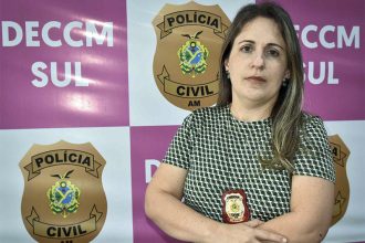 Delegada Kelene Passos disse que homem perseguia a ex-esposa (Foto: Erlon Rodrigues/PC-AM)