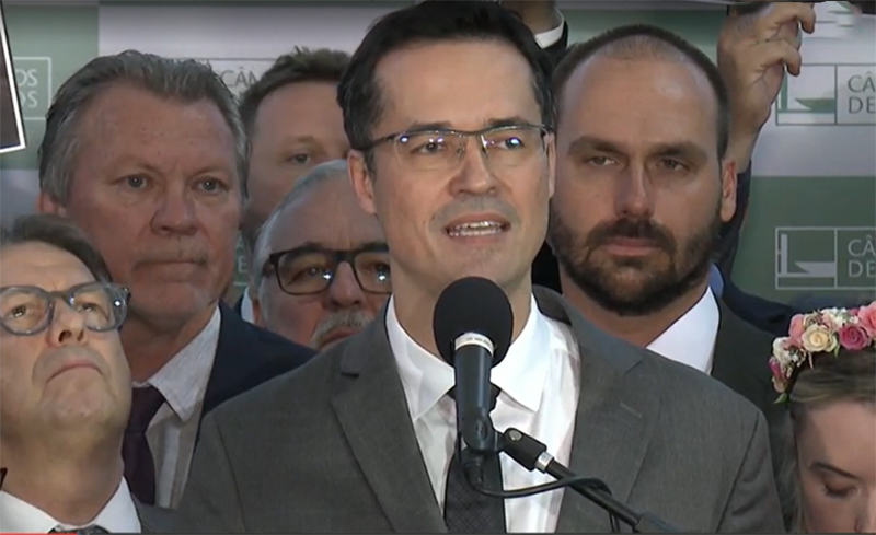 Deltan Dallagnol se pronunciou sobre cassação do mandato pelo TSE (Foto: G1/YouTube/Reprodução)