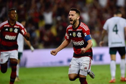 Everton Ribeiro fez gol de 'letra' na vitória do Flamengo (Foto: Marcelo Cortes/CRF)