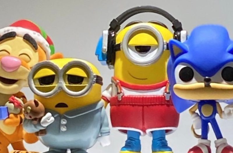 Raridades da colecionadora Lohanny Santiago: Tigrão, Minions e Sonic (Foto: Acervo pessoal)