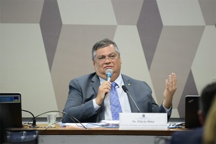 Flávio Dino ironiza senadores bolsonaristas sobre atos golpistas (Foto: Pedro França/Agência Senado)