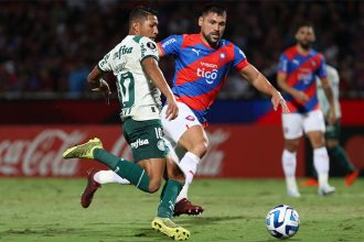 Rony saiu do jejum e marcou na vitória do Palmeiras pela Libertadores (Foto: Cesar Greco/Palmeiras/By Canon)