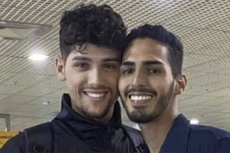 Lucas Leite com Agenor Tupinambá: encontro romântico (Foto: Instagram/Reprodução)