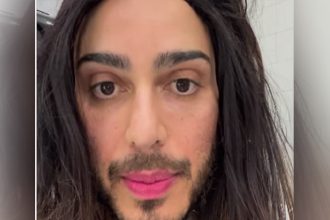 Médico Carlos Lino usou peruca e maquiagem em apoio a colega gay (Foto: Instagram/Reprodução)