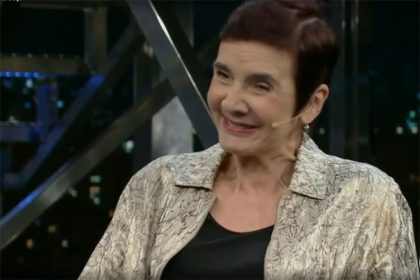 Lucia Hippolito estava afastado do trabalho há dez anos (Foto: TV Globo/Reprodução)