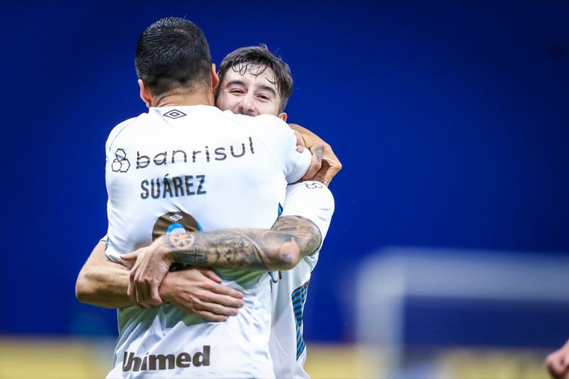 Grêmio venceu o Cruzeiro e avançou na Copa do Brasil (Foto: Lucas Uebel/Grêmio FBPA)