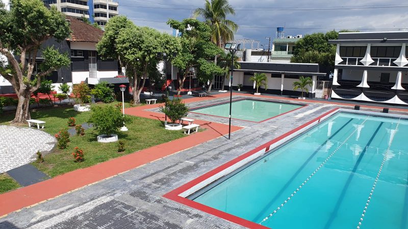 Área interna da sede do Rio Negro, alvo de tentativas de leilões desde 2012 (Foto: Divulgação/Rio Negro)