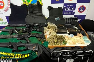 Base Arpão apreensão de armas
