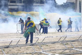 Ataques ao Congresso e Palácio do Planalto no 8/1: pena maior de prisão para envolvidos (Foto: Marcelo Camargo/ABr)